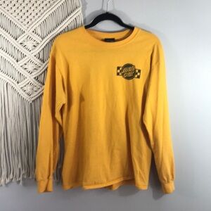 SANTA CRUZ VINTAGE NHS Check logo long sleeve M